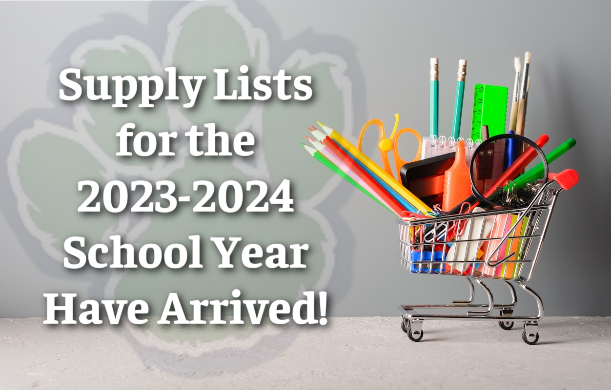 20232024 School Supply Lists Bancroft PTO